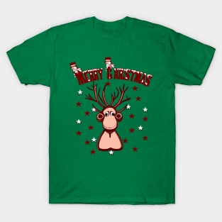 Merry Christmas Reindeer T-Shirt